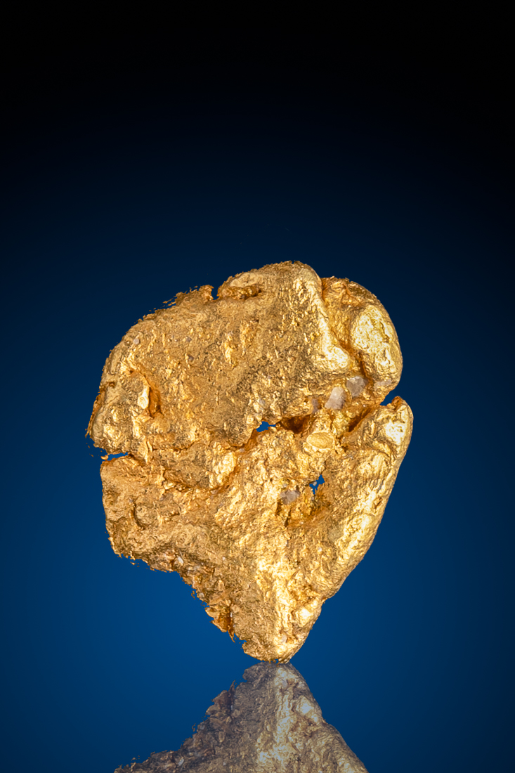 (image for) Bright, Beautiful Natural Gold Nugget - Alaska - 4.28 grams
